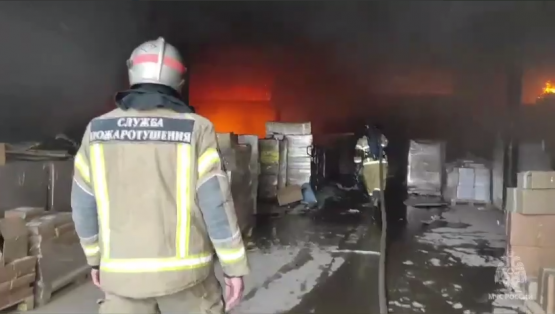 В Ростове прокуратура начала проверку после крупного пожара на книжном складе 