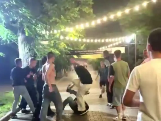 В центральном парке Ростова толпа молодых людей избила горожанина